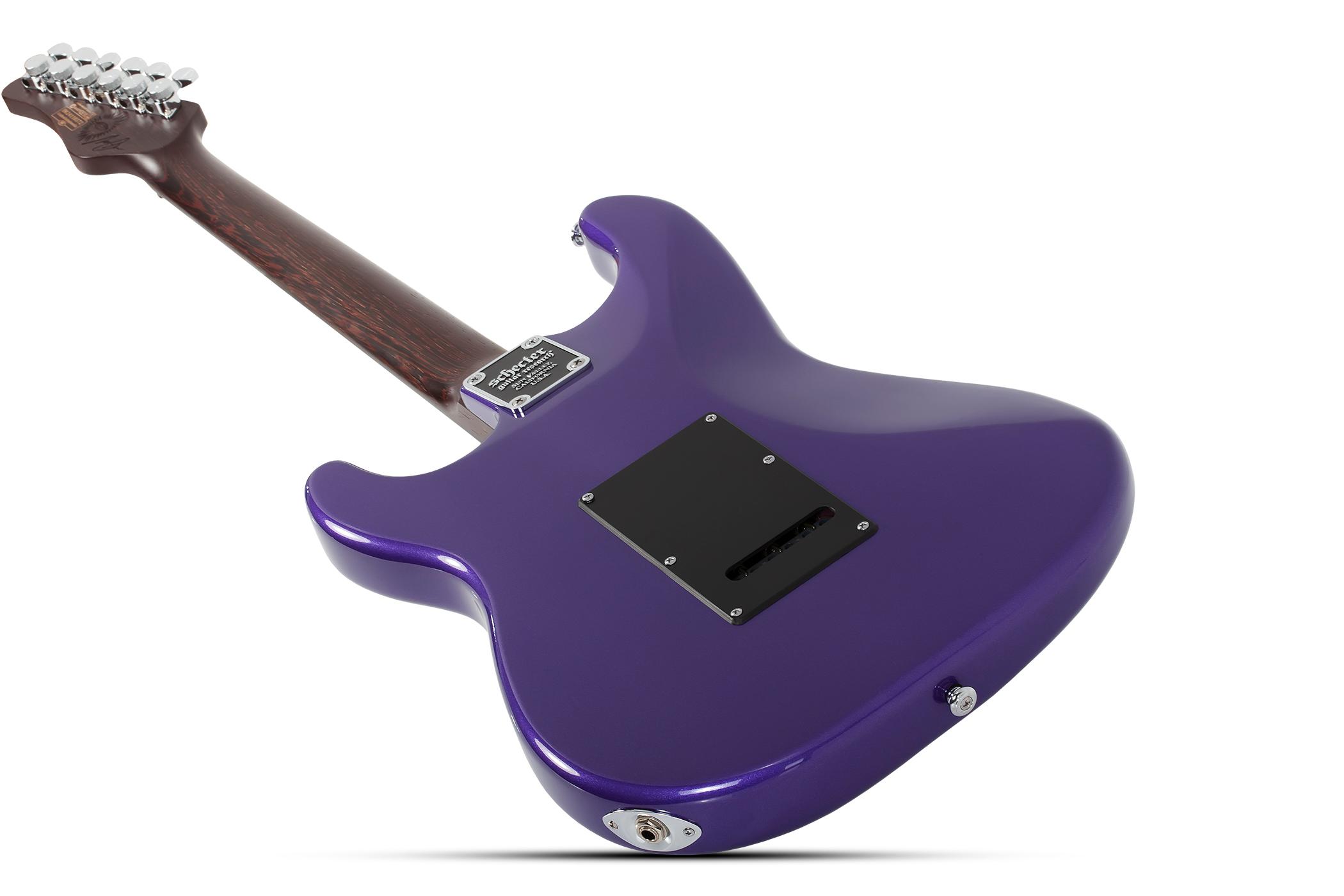 Schecter Nick Johnston Trad 10th Anniversary HSS Atomic Violet